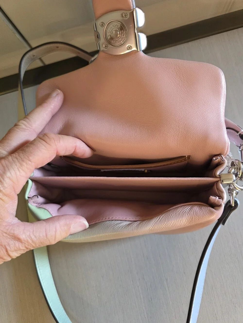 Coach Mini Pillow Tabby Pastel Ombre Leather Shoulder Bag Crossbody NEW CA084 - Picture 8 of 10
